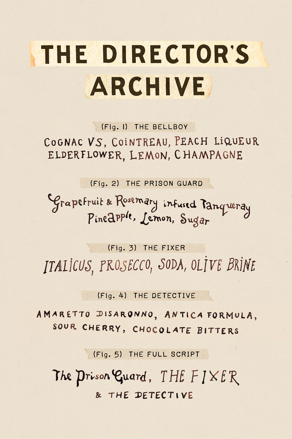A menu titled 